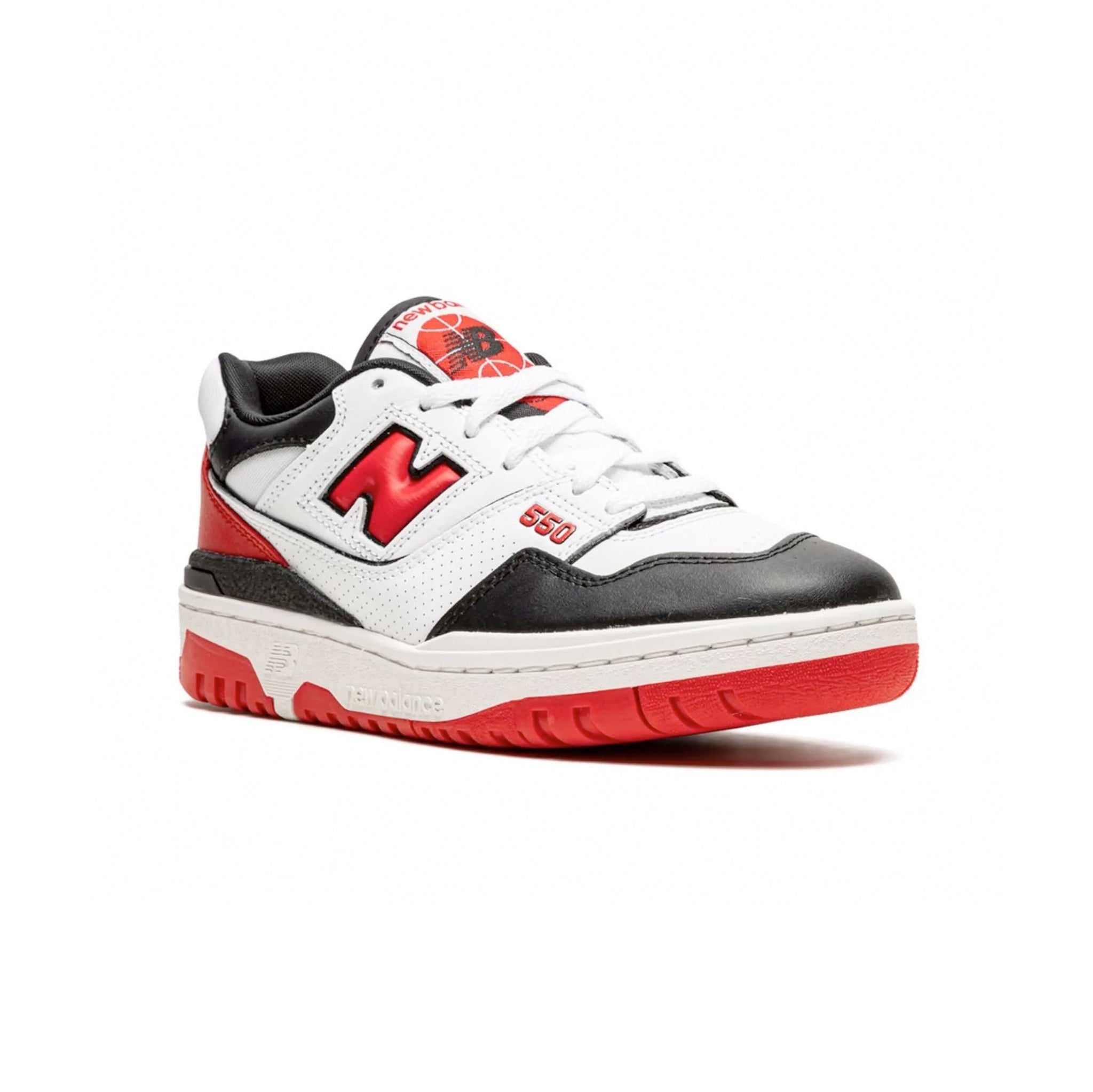 New Balance 550 Red, Black and White